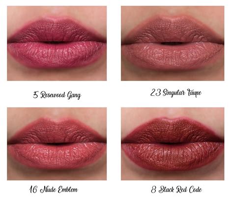 ysl couture matte stain swatches|ysl tattoo couture lip stain reviews.